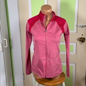 Lija Running jacket pink with reflective trim S